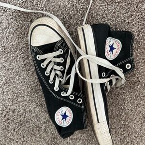 Converse Kids Black High-Top Sneakers